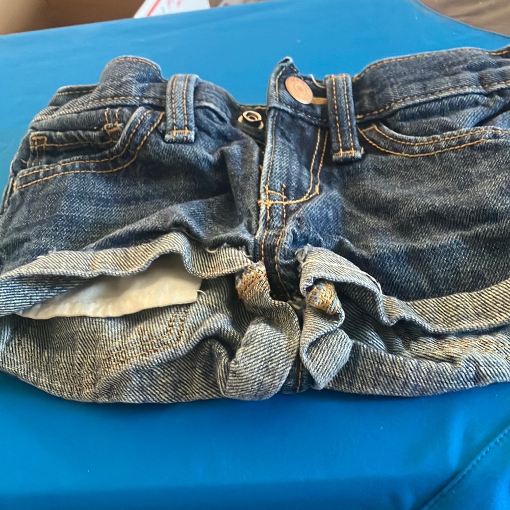 Girls Denim Blue Jean Shorts 5